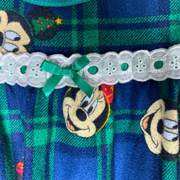 Disney Mickey Mouse Kids Nightgown- Blue and Green - Picture 5 of 7